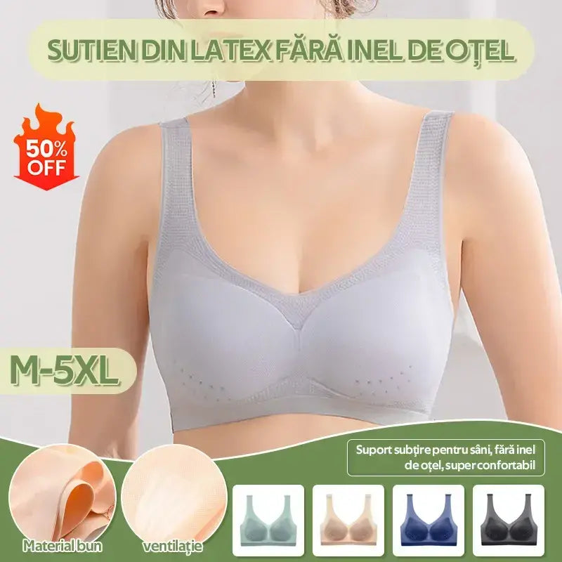 😍【Cumpără 1 Primești 1 Gratuit】Sutien fără armătură pentru femei, confortabil și respirabil ❤️【40-120 kg】--测试