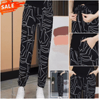 🔥【45-95kg】Pantaloni largi din mătase de gheață cu talie înaltă de primăvară și vară 2026