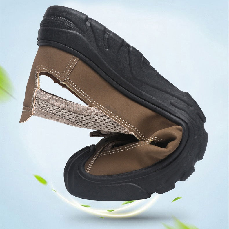 【50%OFF】【39-44】😎Sandale ușoare pentru bărbați cu talpă moale, pantofi de plajă sport cu ochiuri mari, casual, cu două scopuri