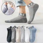 🔥🧦【10 perechi】（35-42）Șosete deodorante respirabile de vară pentru bărbați.