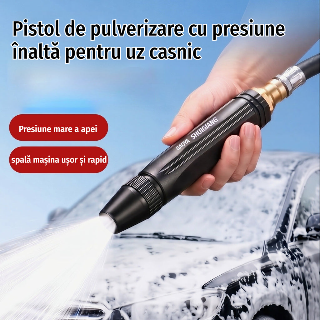 🔥【Livrare gratuită, două bucăți doar 143 lei】💧🔫Pistol de pulverizare cu presiune înaltă pentru uz casnic｜💪presiune a apei extrem de puternică, aproape incredibilă!