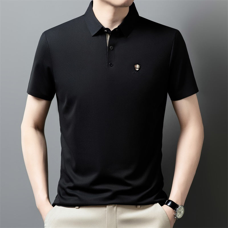👔【M-4XL】Tricou Polo Vară 2026 Material Rece Mătase de Gheață