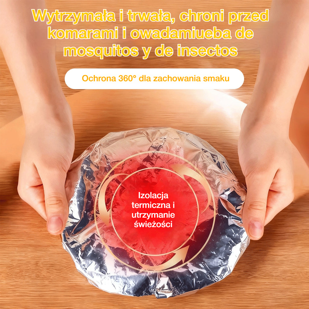 📢📢 Reducere de 50%! ⏰ Capace din folie de aluminiu pentru păstrarea alimentelor