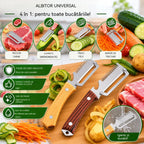🔥Cumpără 1, primești 1 gratuit (2 bucăți)🧅🔪 Curățător de legume multifuncțional 3 în 1: Curățează, toacă legume, feliază carne și deschide sticle! 🔥