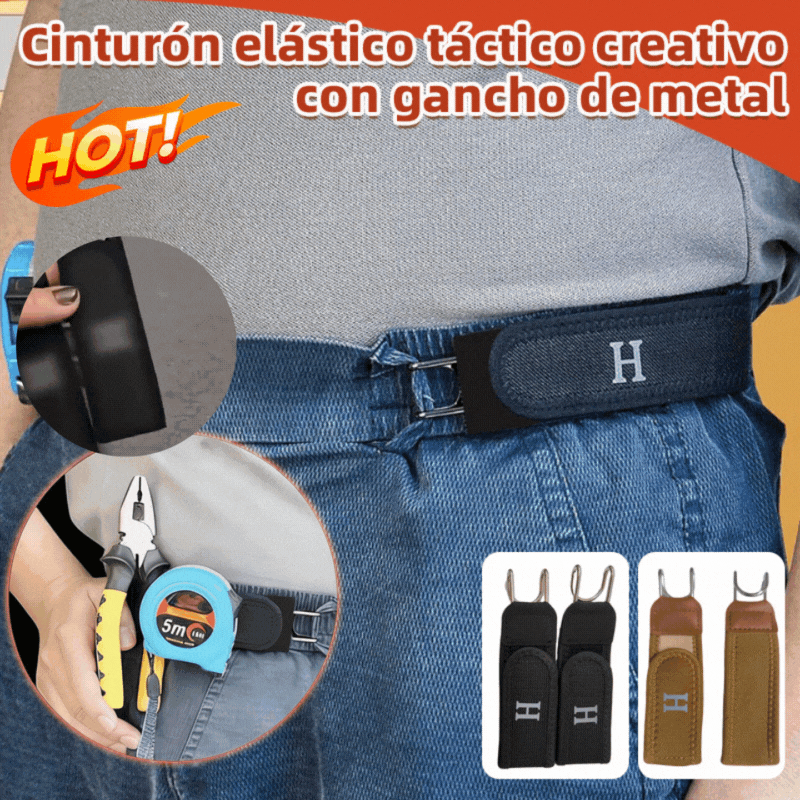 Curea reglabilă și confortabilă, prevăzută cu o cataramă elastică universală cu velcro.