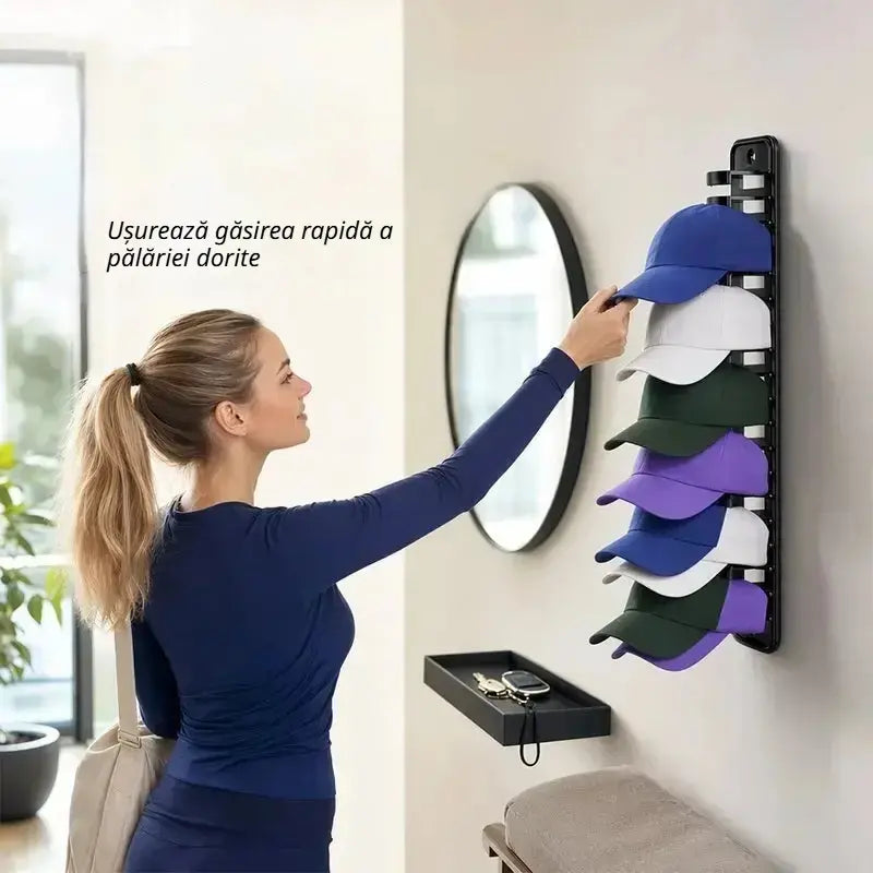 🧢【Set de 2 bucăți】Suport pentru depozitarea pălăriilor — economisește până la 80% din spațiu