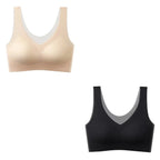😍【Cumpără 1 Primești 1 Gratuit】Sutien fără armătură pentru femei, confortabil și respirabil ❤️【40-120 kg】--测试
