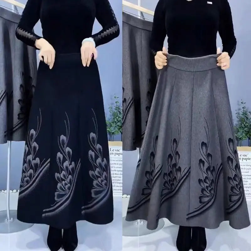 【M-4XL】🥻2026 fustă de lână îngroșată toamnă și iarnă nouă