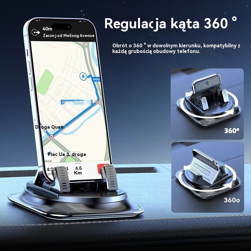 🔥【REDUCERE DE 49%】 🚗 Sigur și inteligent: Cel mai bun suport auto 2 în 1 pentru telefon! 🚗