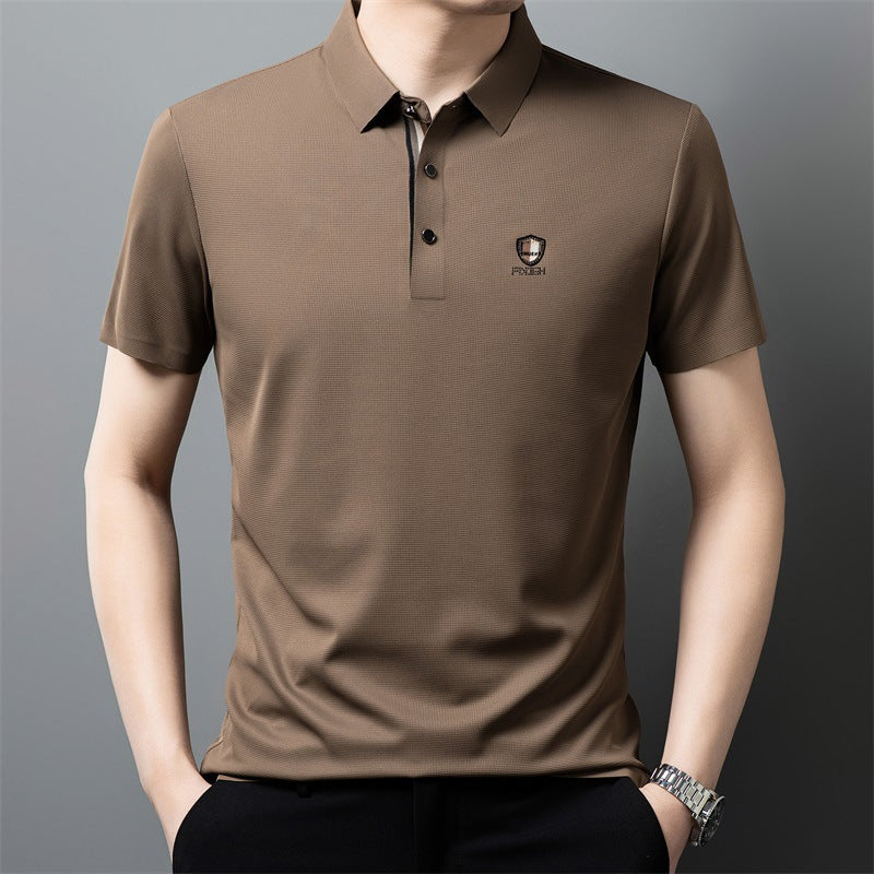 👔【M-4XL】Tricou Polo Vară 2026 Material Rece Mătase de Gheață