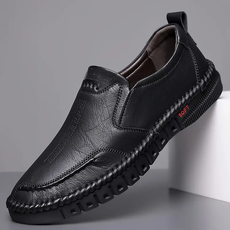 👞【39-44】2026 pantofi sport casual pentru bărbați, din piele naturală, cu talpă moale, antiderapantă, respirabilă