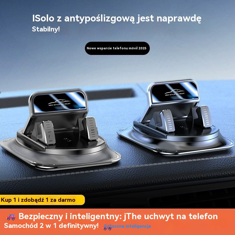 🔥【REDUCERE DE 49%】 🚗 Sigur și inteligent: Cel mai bun suport auto 2 în 1 pentru telefon! 🚗
