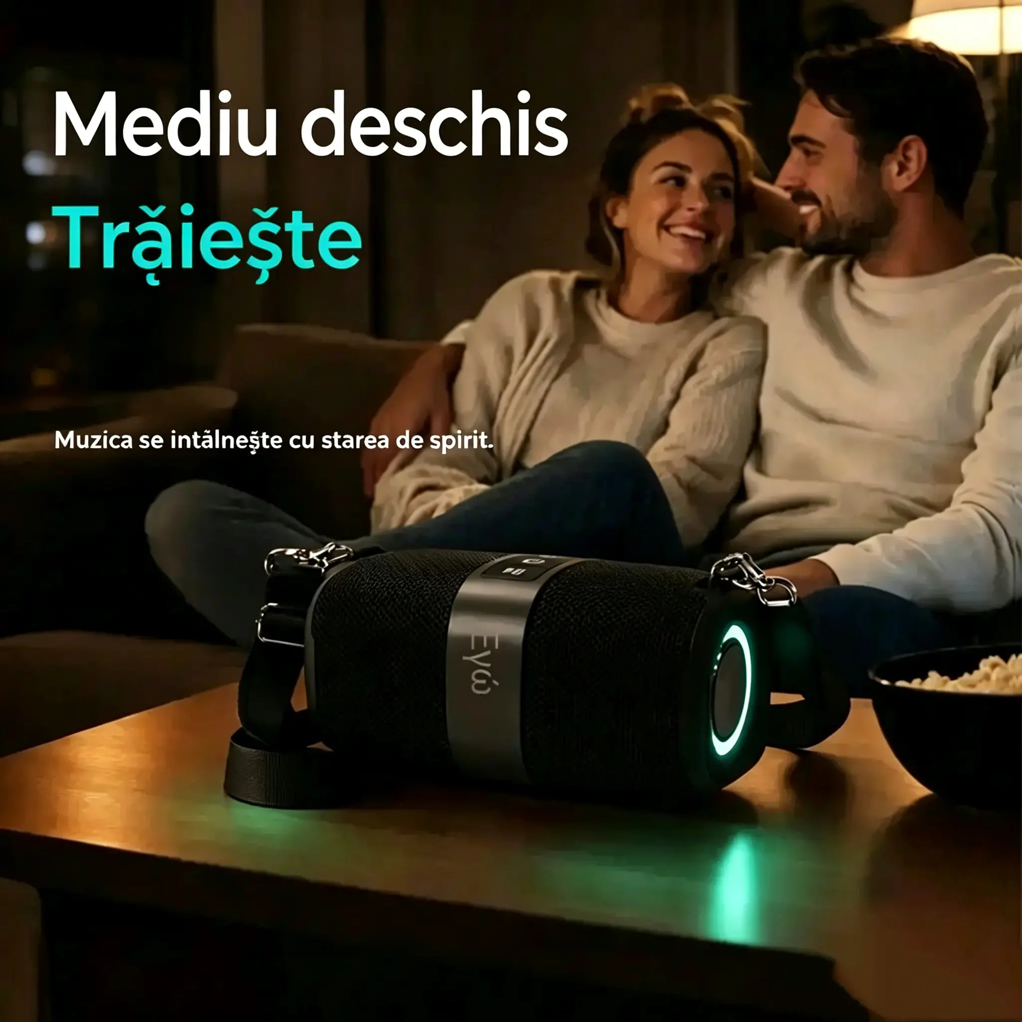 🥳 OFERTĂ DE NERATAT 2026 ❤️ Boxă Bluetooth portabilă cu bas puternic
