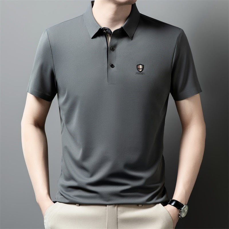 👔【M-4XL】Tricou Polo Vară 2026 Material Rece Mătase de Gheață