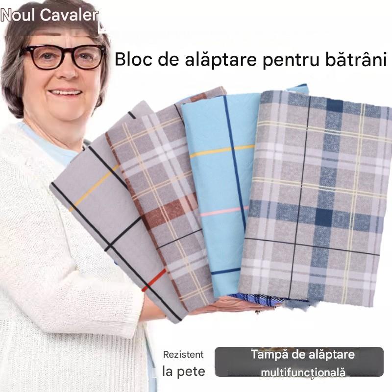 ✨]🛌Adult lavabil cu 4 straturi și tampon de îngrijire a scutecelor respirabil