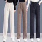 🏆【M-3XL】【40-110KG】👖Pantaloni noi, elastici, cu croi larg, pentru femei【40-110kg】