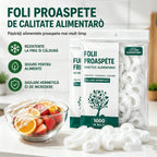 🔥【500 de bucăți per pachet: 129 】【Ofertă specială de ultima zi: reducere de 50%】✨500 de folii din plastic reutilizabile, flexibile și sigure pentru contactul cu alimentele