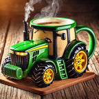 🎉🎁Ceașcă de cafea retro în formă de tractor agricol