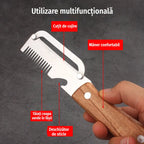 ✅ Cumpără 1, primești 1 (în total 2 bucăți) 🧅🔪 Cuțit de curățat multifuncțional 3 în 1: curăță, taie legume și deschide sticle! 🔥