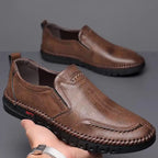👞【39-44】2026 pantofi sport casual pentru bărbați, din piele naturală, cu talpă moale, antiderapantă, respirabilă