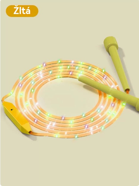 🏃🌈🌈 Coardă de sărit cu lumină LED pentru copii