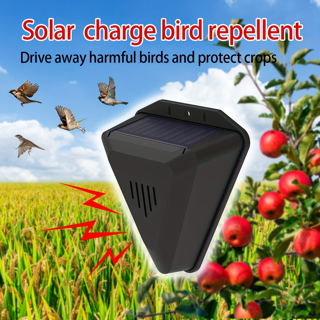Orchard Fish Pond Rice Paddy Solar Power Sunet și lumină de alarmă de alarmă pentru păsări Repeller