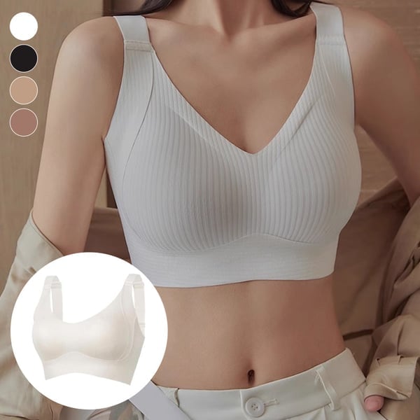 😍【Livrare gratuită！30%OFF】【Pachet de 2】Sutien pentru femei fără sârmă, dintr-o bucată❤️【40-95KG】