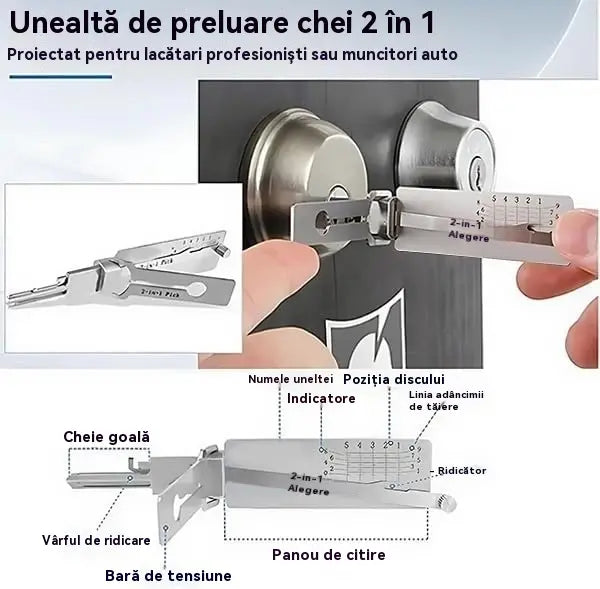 🔐Promoții speciale săptămâna aceasta🔑 - 49% REDUCERE🔥Decodor chei din oțel inoxidabil