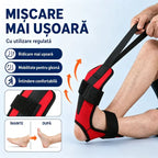 【2 buc】Centură de Stretching și Întindere Ligamente pentru Yoga și Fitness – Curea Respirabilă și Reglabilă pentru Glezne și Picioare, Recuperare și Flexibilitate