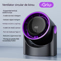 🧊✨ Nou ventilator de birou tip turbină, fără pale (se poate monta și pe perete)