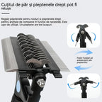 ✨ Perie Multifuncțională 3-în-1 pentru Descâlcirea și Îndepărtarea Părului de Animale: Pieptene Eficient pentru Câini și Pisici