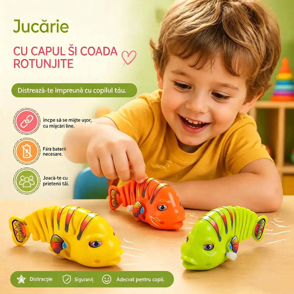 【6 piese】🐟 Jucării creative pentru copii