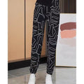 🔥【45-95kg】Pantaloni largi din mătase de gheață cu talie înaltă de primăvară și vară 2026