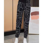🔥【45-95kg】Pantaloni largi din mătase de gheață cu talie înaltă de primăvară și vară 2026