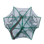 🐟Cușcă pliabilă pentru pești🐟Accesoriile de pescuit sunt fabricate din fibre de poliester și material de plasă, care este mai rezistent! !
