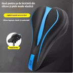 🔥🚲 Husă pentru șa de bicicletă din silicon și piele moale elastică: confort maxim și protecție completă