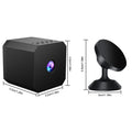 🏠📹🕵️ Cameră de supraveghere mică, în formă pătrată, HD, inteligentă, cu conexiune WiFi pentru monitorizare de la distanță a locuinței