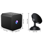 🏠📹🕵️ Cameră de supraveghere mică, în formă pătrată, HD, inteligentă, cu conexiune WiFi pentru monitorizare de la distanță a locuinței