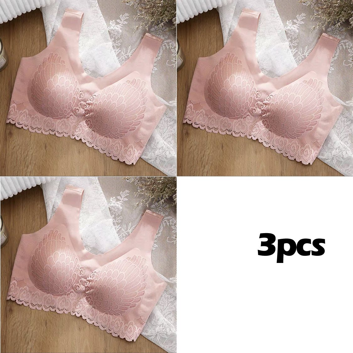 🔥🔥(Reducere 49%)👙【Set de 3】Căciulă Ice Silk fără cusături, fără sârmă