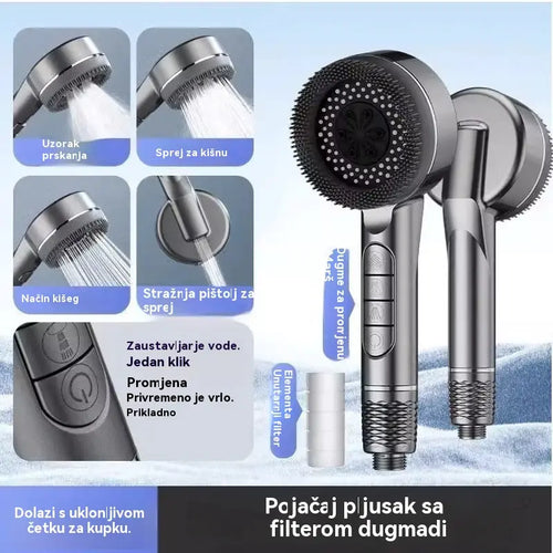 KU-🔥【Promoție – Reducere de până la 50%】🚿🛁Cap de duș puternic, set de cap de duș pentru baie