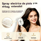 ⚡💨 Uscător electric cu pieptene de masaj și pernă de aer