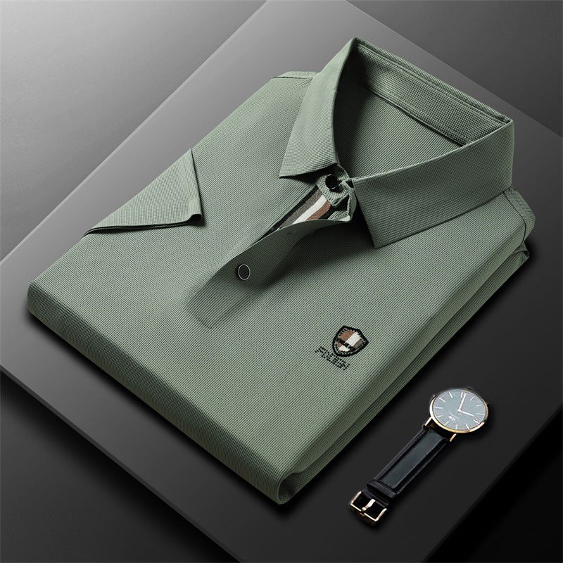 👔【M-4XL】Tricou Polo Vară 2026 Material Rece Mătase de Gheață