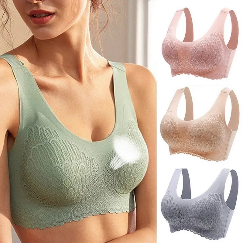 🔥🔥(Reducere 49%)👙【Set de 3】Căciulă Ice Silk fără cusături, fără sârmă