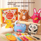 😊😊 Kit de cusut DIY, lucrat manual, interesant pentru copii