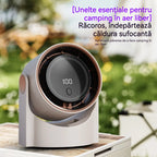 🧊✨ Nou ventilator de birou tip turbină, fără pale (se poate monta și pe perete)