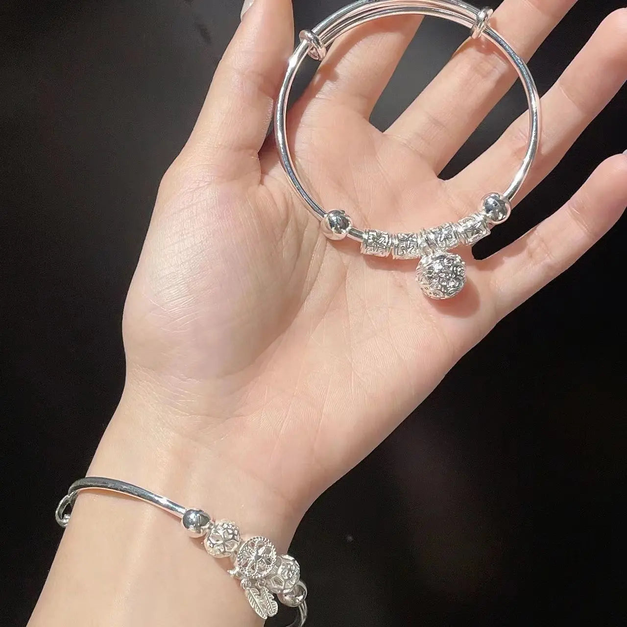 【50%OFF】✨【Cumpărați unul și primiți unul gratuit】Brățară reglabilă din argint 925