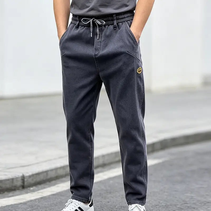 👖【mărimi mari M-6XL】pantaloni casual la modă, cu croială dreaptă și elasticitate ridicată