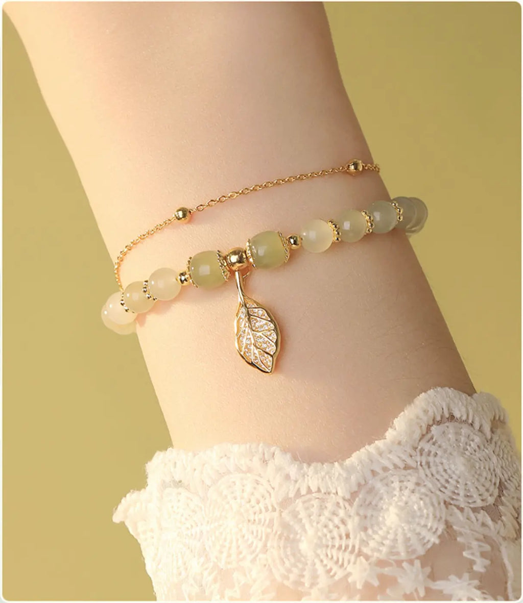 ✨Brățară nouă din aur de 14K din Jad Hetian