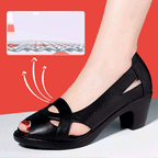 【Livrare gratuită！49%OFF】【35-40】👠2026 noi pantofi anti alunecare din piele cu toc mediu gros