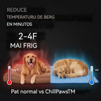 🧊⚡ Reduceri de vară! Covoraș răcoritor pentru animale de companie (fără apă) – Țesătură Oxford respirabilă, potrivit pentru orice pat sau cușcă.